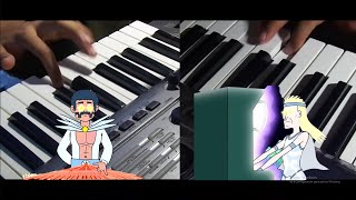 Regular show Gary vs David Extended keyboard Cover [upl. by Emina885]