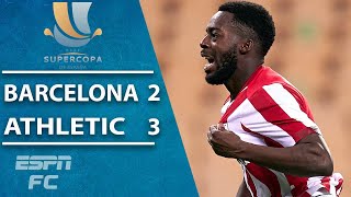 Athletic Bilbao pull off EPIC comeback vs Barcelona to win Spanish Supercopa  ESPN FC Highlights [upl. by Filip]