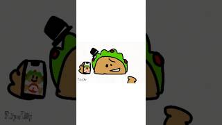 Comically long spoon Taco tag animation meme [upl. by Horace895]