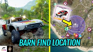 Hidden Barn Find Location  How to get the Legendary 1 T100 Baja Truck 1993  Forza Horizon 5 [upl. by Arutnev]