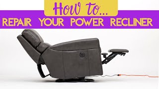 HowTo Power Recliner Repair [upl. by Cranford]