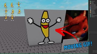 How to add GIFs in Roblox Studio tutorial [upl. by Pasco]