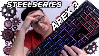 SteelSeries APEX 3 Gaming Keyboard Review [upl. by Ahsita]