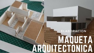 COMO SE HACE una MAQUETA de Arquitectura PARTE 1 [upl. by Valerian235]