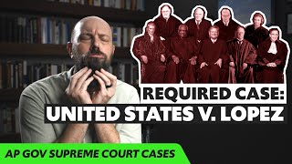 The United States v Lopez EXPLAINED AP Gov Required Supreme Court Cases [upl. by Htebazil791]