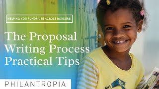 The Proposal Writing Process– Practical Tips [upl. by Taft]