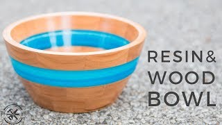 How To Make a Resin and Wood Bowl [upl. by Riek]