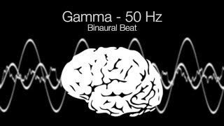 Intense Focus Gamma Binaural Beat  50Hz 1h Pure [upl. by Eimmij904]