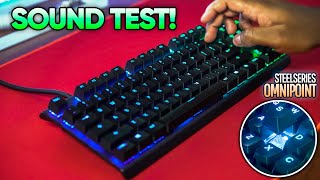 SteelSeries Apex Pro TKL Sound Test Is It Worth The Price [upl. by Elleimac]