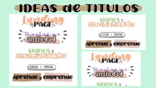 TITULOS BONITOS EN WORD  apuntes digitales [upl. by Eileen]