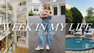 WEEK IN MY LIFE AT HOME 1 hr long 🏡🛁 in my routine home decor amazon home finds 5k training [upl. by Ingram]