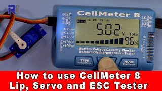 Introduction to CellMeter 8 Lithium Servo and ESC Tester [upl. by Richela]