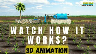 Drip Irrigation System  How It Works  Layout Animation [upl. by Nylirem]