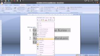 Tutoriale Video Microsoft Office  Adaugare bibliografie si citat [upl. by Hildebrandt]