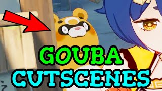 ALL GUOBA CUTSCENES Moonlight Merriment Part 1  Genshin Impact [upl. by Ner946]