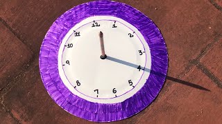 DIY Sundial For School Project [upl. by Dhaf]