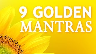 9 GOLDEN MANTRAS  108 Times [upl. by Atnod208]