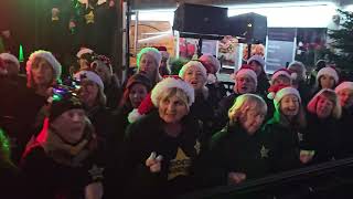 WHAT CHRISTMAS MEANS TO ME Rock Choir at Birkdale Lights Switch On 1st December 2024 [upl. by Shayn]