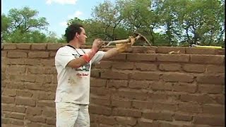 How to Build an Adobe Walls for a Home [upl. by Tennies233]