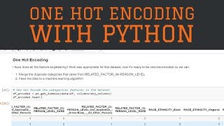 One Hot Encoding with Python  Handling Categorical Data [upl. by Eisinger]