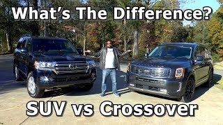 SUV vs Crossover  Whats The Difference [upl. by Hayidah]