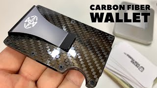 Minimalist Carbon Fiber Wallet Money Clip Review [upl. by Artiek]