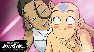 Katara and Aangs Most Romantic Moments 🥰  Avatar The Last Airbender [upl. by Antebi]