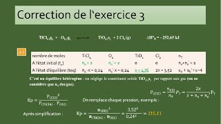 EXERCICES EQUILIBRES CHIMIQUES [upl. by Fasta230]