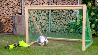 Make your own football goal For small and large top scorers [upl. by Ymrots]