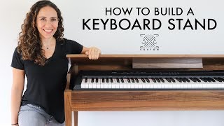 Building a Keyboard Stand  Woodworking  DIY Project [upl. by Russian]