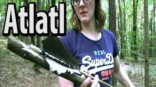 How To Make A Primitive Atlatl [upl. by Segalman]