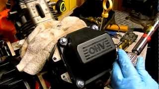 HOW TO CHANGE VALVE COVER GASKET AND COVER KOHLER COMMAND CH18 [upl. by Columbus]