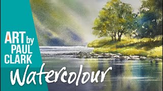 How to paint reflections in watercolour by Paul Clark [upl. by Bowra]