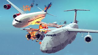 Airplane Crashes amp Shootdowns 25  Besiege [upl. by Anis698]