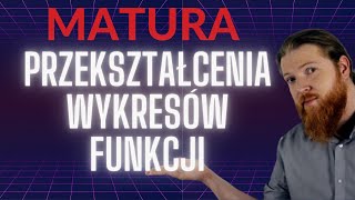 Przekształcenia wykresu funkcji PEWNIAK funkcje cz2 MATURA PODSTAWA [upl. by Anihpled422]