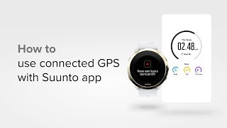 Suunto 3  How to use connected GPS [upl. by Stavros]