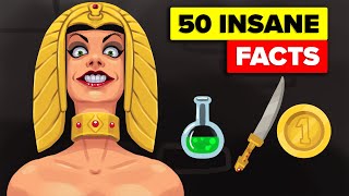 50 Insane Facts About Cleopatra [upl. by Yeslek170]