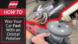 How to Wax Your Car FAST with an Orbital Polisher [upl. by Warthman571]