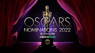 Oscar nominations 2022 Academy announces nominees LIVE  ABC News [upl. by Nairdad390]