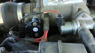 How To replace A Tps Sensor 2003 Ford Mustang [upl. by Arabella]