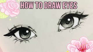 How to Draw Eyes ♡  by Christina Lorre [upl. by Anielram]