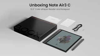 BOOX Note Air3 C Official Unboxing [upl. by Aneleve]