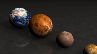 PLANETS AND STARS SIZE  COMPARISON  EARTH SIZE [upl. by Tehc129]