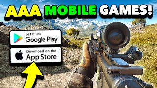 10 BIGGEST AAA GAMES COMING TO MOBILE DEVICES [upl. by Juetta]