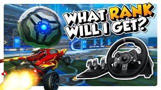 Rocket League with a STEERING WHEEL  Setup Tutorial [upl. by Suhploda]