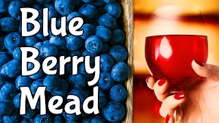 Blueberry Mead  Simple Homemade Recipe [upl. by Melvena]