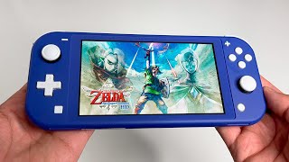 Zelda Skyward Sword HD Gameplay on Nintendo Switch LITE [upl. by Maharba]