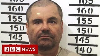 El Chapo Rare prison video emerges  BBC News [upl. by Sotnas]