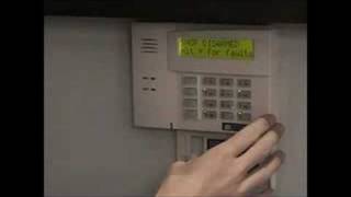 How to bypass a zone on a Honeywell alarm Home Security [upl. by Nyllij]