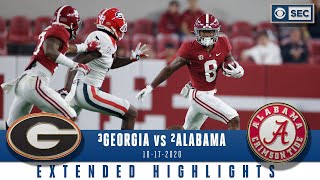 3 Georgia Bulldogs vs 2 Alabama Crimson Tide Extended Highlights  CBS Sports HQ [upl. by Acilejna786]